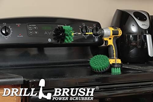 Drill Brush Household Cleaners - Oven Scrub Brush - Stove Top Cleaner Kit - Image 6