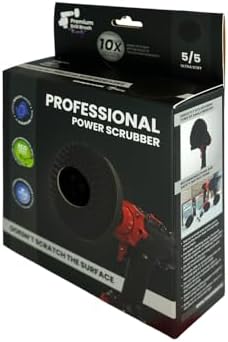 Premium Drill Brush Professional– 2in1 for Drill & Angle Grinder Ultra-Stiff 6 in Black | Scratch-Free Heavy-Duty Cleaning Brush for Concrete, Brick, Stone, Metal, Masonry, Grills, Rust - Image 3