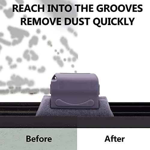 Koishu Magic Window Groove Cleaning Brush, Hand-held Window Track Cleaner Brushes Tools Set, Sliding Door Track Cleaner, Sill, Tile Lines, Shutter, Car Vents, Keyboard, Small Spaces Clean - Image 6