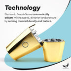 Banana Bros OTTO Electric Herb Grinder with Cone Filler & Case, Gold - Image 5
