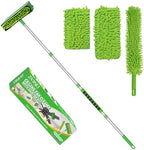 Ceiling Fan Cleaner Duster with 6 Ft/72'' Extension Pole High Ceiling Fan Blade Cleaning Tool Microfiber Duster Reusable Pads for Cleaning Ceiling Fan, Baseboard, Blind, Cobweb, Molding by ZAVRSKI