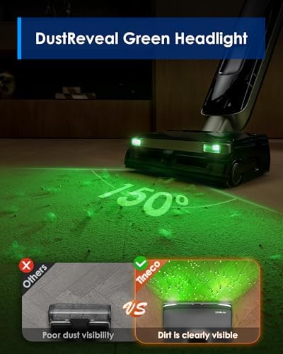 Tineco Floor ONE S9 Master Wet Dry Vacuum Cleaner, StreakFree Scraper, ThermoBlast Tech, Hot Water Mopping, 3.9inch Ultra-Slim Body, 23kPa Suction, Flashdry Self-Cleaning System - Image 6