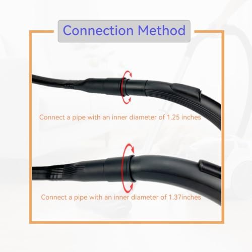 25" Flexible Vacuum Crevice Tool Attachment for 1-1/4" (32mm) & 1-3/8" (35mm) Hoses Universal Fit Vacuum Accessories - Image 3