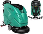 Commercial Floor scrubber machine, 21" Cleaning Width, 32.6" Suction Width, 15.9 Gallon Solution Tank, 15.9 Gallon Recovery Tank, 32000 Sqft/h, 5.5 Hours Runtime by Unknown