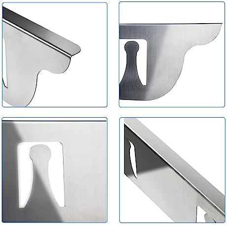 Stove Cover, Stove Guard, Stainless Steel Stove Gap Covers, Heat Resistant & Easy to Clean Stove Counter Gap Cover, Kitchen Stove Counter Gap Cover Eliminates Gap Between Counter & Appliances (2 pcs) - Image 6