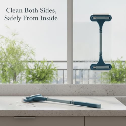 for Home Windows and Car Windshields: Double-Sided Magnetic Glass Cleaner Wiper Tool (1 Piece) - Image 2