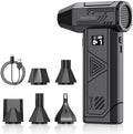 Foretoo Compressed Air Duster,130000RPM Super Power LED Display Electric Air Duster with Extended Runtime,Rechargeable Air Blower for Home,Camera,Car,Computer,Keyboard by FORETOO