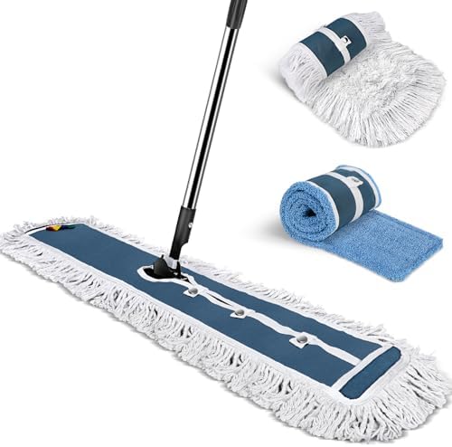 42" Commercial Dust Mop for Floor Cleaning, Heavy Duty Industrial Mop by MASTERTOP