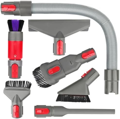 Attachment Kit for Dyson Gen5 V15 V15s V12 V11 V10 V9 V7 V8 Detect Cyclone Torque Drive Absolute Animal Cordless Vacuum Cleaner,Home and Car Cleaning Brush Acccessories by FullcleanHome