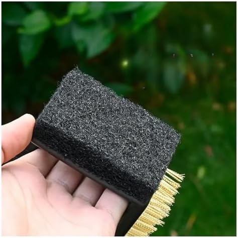 3-in-1 BBQ Grill Cleaning Brush, Stainless Steel Scraper with Copper Wire Bristles and Sponge, Multi-Functional Tool for Camping and Oven Maintenance - Image 5