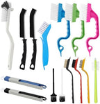 15Pcs Crevice Cleaning Brush Groove Gap Hard Bristle Cleaning Tool Small Clean Brush for Cleaning Sink Toilet Kitchen Door Window Track Cup Teapot by Unknown