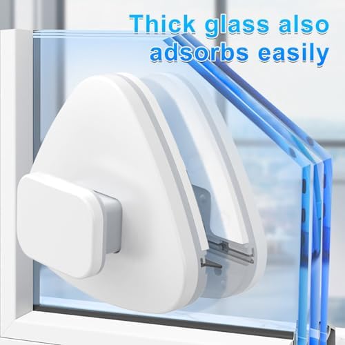 Double Sided Magnetic Window Cleaner, Outside Magnetic Window Cleaner, Double Sided Window Brush Glass Wiper Cleaning Tools, Outside Glass Wiper for Window Cleaning (15-26) - Image 7