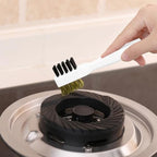 Kitchen Scrub Brush for Gas Stove Crevices, White PP - Image 7