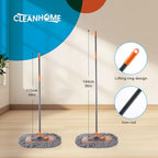CLEANHOME Microfiber Dust Mop for Hardwood Floor Cleaning with 3 Replacement Mop Pads - Image 4