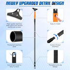 Heavy Duty Floor Scraper with Long Handle,4 Inch Razor Blade Scraper Tool - Image 6