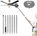Eunice Ceiling Fan Cleaner Duster with Extension Pole,Grey 7FT by Eunice