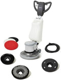17" Heavy-duty Multi-Functional Floor Buffer Polisher Machine - Clean, Buff, Scrubb and Polish with Ease! Ideal for Carpets Too! Includes Optional Solution Tank, 2 Brushes and 3 Scouring Pads by DapperSupply