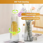 50 Pack Duster Refill Compatible with 1 Extendable Handle, 360 Heavy Duty Duster Kit with 1 Handle, Multi-Surface Disposable Dusters Refills for Cleaning Corner, Furniture, Car, Blinds - Image 7