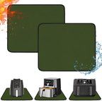 2 PCS Heat Resistant Mats for Countertop Air Fryer, 18x15in, Green by Amerbro