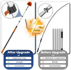 26FT High Reach Duster Kits with 5-20FT Extension Pole, Cobweb Duster with Telescoping Pole, Washable Ceiling Fan Cleaner & Window Squeegee for Glass Surfaces & High Roof - Image 6