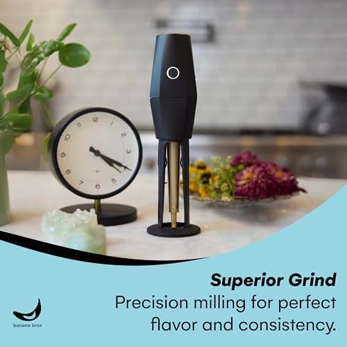 OTTO One-Touch Automatic Spice Mill - USB Rechargeable - Black - Image 4