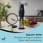 OTTO One-Touch Automatic Spice Mill - USB Rechargeable - Black - Image 4