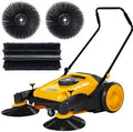 Industrial Walk-Behind Hand Push Floor Sweeper, 41" Cleaning Width by Unknown