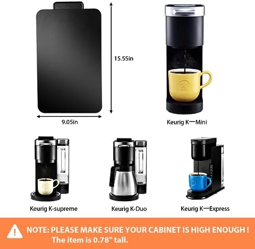 Sliding Tray for Coffee Maker, Countertop Appliance Slider 9” × 14.5” - Image 5