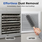 2026 Upgraded Ultimate Dusting Tool, Washable Fan Cleaning Brush, Microfiber Duster for Electric Fan and Blind, Reusable Cobweb Dust Collector, Non-Disassembly Cleaning，Grey：3 - Image 3