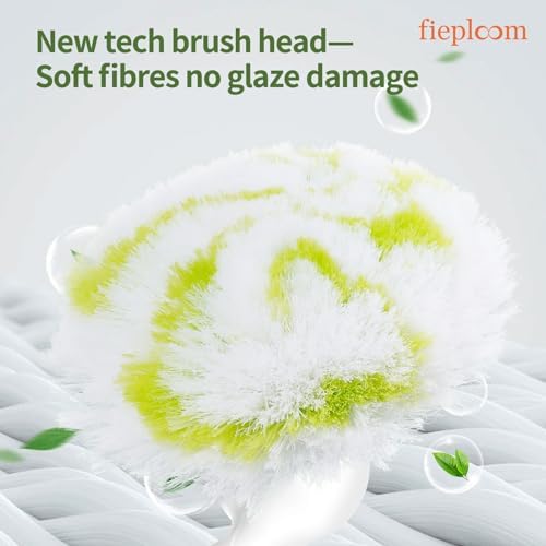 Non-Scratch Tub Tile Scrubber Brush, 28" Extendable Pole（2-Pack） - Image 3