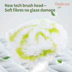 Non-Scratch Tub Tile Scrubber Brush, 28" Extendable Pole（2-Pack） - Image 3