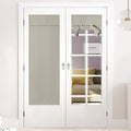 NICETOWN Light Flaxen Blackout French Door Curtain Window Cover by NICETOWN