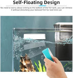 DaToo 2 Pieces Aquarium Magnetic Brush Glass Fish Tank Algae Scrapers Glass Cleaner Floating Scrubber Aquarium Clean Brush (Size M) - Image 6