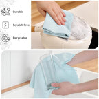 80 Pack Microfiber Cleaning Cloth Roll,Lint Free Rags & Tear Away Reusable Towels Washable Scratch,Ultra Absorbent Dish Rags(12" x 12") for Car Kitchen Home Garage-Blue - Image 2