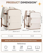 coofay Extra Large Travel Backpack Carry on Flight Approved Mochila De Viaje Personal Item Backpack for Airlines Frontier Airlines Personal Item Bag Backpack for Travel Backpacks for Men Women - Image 3