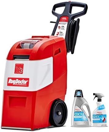 Rug Doctor Mighty Pro X3 Commercial Carpet Cleaner with Oxy Cleaner Bundle by RugDoctor