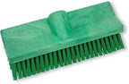 SPARTA 40423EC09 Plastic Floor Scrub Brush, Wall Brush, Equipment Brush with Nonabsorbent Bristles for Industrial Kitchens, Hospitals, Commercial Cleaning, 10 Inches, Green, (Pack of 2) by SPARTA
