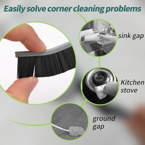 9 Pcs Crevice Cleaning Brush,Hand-held Groove Gap Cleaning Tools - Image 3