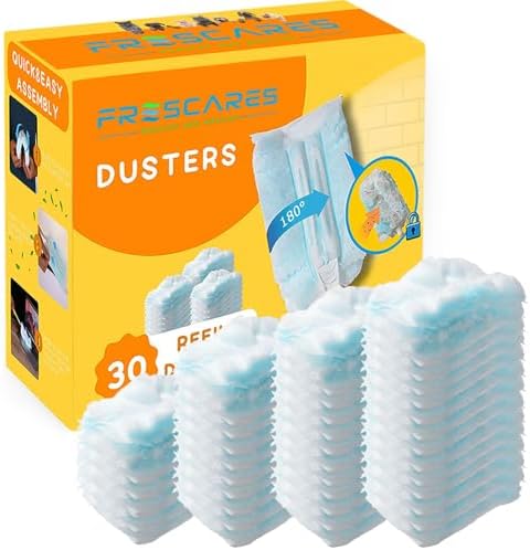 Duster Refills Static Dust Removal Compatible with Swiffer for Dusting 30ct by Frescares