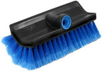 Unger Professional Lock-On HydroPower 10” Bi-Level Soft Wash Brush, Compatible with Waterflow Poles, Outdoor Cleaning Supplies, Great for Patios, Siding, Windows, Cars, and Boats by Unger