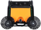 Walk Behind and Push Floor Sweeper Industrial Commercial Manual Carpet Swee - Image 4