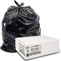 Aluf Plastics RCT-33XXX Heavy Duty 33 Gallon Trash Bags (Huge 100 Ct. /w Flap Ties) - 2 MIL equiv. Thick Gauge Large Black Plastic Garbage Liners for Kitchen, Home. Outdoor, Lawn, Yard, Contractors, Brute/Rubbermaid cans by AlufPlastics