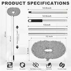 Storystore Ceiling Fan Cleaner Duster with Extension Pole - Image 2