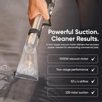 Dapper Supply Commercial 4-in-1 Wet/Dry Vacuum & Carpet Extractor, Carpet & Upholstery Cleaner, 100 PSI, 2.6 Gal. Solution Tank, 8 Gal. Recovery Tank, 2-Year Warranty - Image 5