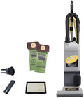 ProForce 1200XP Commercial Vacuum Cleaner Heavy Duty 12 Inch Dual Motor Bagged ProLevel Filtration & HEPA Media - For Industrial Hospitality Residences Hotels Office Buildings Retail Spaces CRI Silver by ProTeam