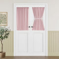 Vatge Door Curtains for Door Window, Door Coverings for Small Window, 1 Panel, W25 x L40, Baby Pink by Vatge