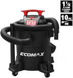 ECOMAX Wet Dry Vacuum 6 Gallon, 4 HP 85 CFM 3-in-1 Shop Vac with Suction/Blow/Wet Dry Function, Heavy-Duty Portable Poly Wet/Dry Vac Car Vacuum for Workshop, Jobsite, Garage and Home Cleaning - Image 6