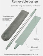 2026 New Retractable Gap Dust Cleaning Artifact with 3 Microfiber Dusting Cloths,Extendable Duster Cleaning Tool,Reusable Washable Dusting Wand for Home,Ceiling,Blinds,Furniture(2PCS) - Image 5