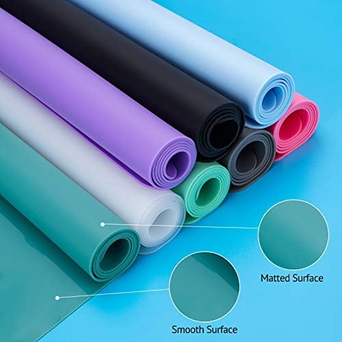 Gartful Silicone Mats for Kitchen Counter, Thicker 0.06", 25 x 17 inches Multipurpose Table Mat, Silicone Pad Desk Work Mat, Nonstick Nonskid Heat-Resistant Pad, Placemat, Semitransparent - Image 3