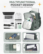 Travel Backpack for Women Airline Approved Carry on Backpack for Airplanes Mochila De Viaje Spirit Airlines Personal Item Bag 18x14x8 Personal Item Travel Bag Backpack for Traveling on Airplane - Image 5